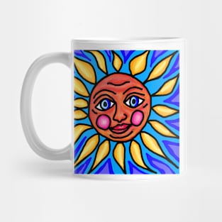 Happy Sun Face Mug